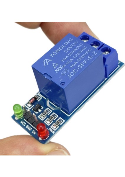 24V Tek Kanal Röle Kartı Modülü