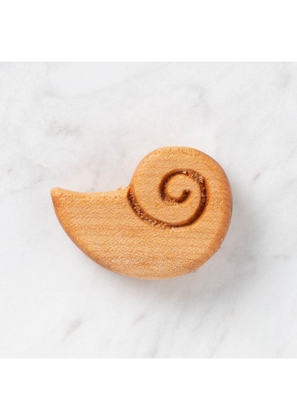 Hobi Baby Salyangoz Figürlü Organik Ahşap Boncuk -