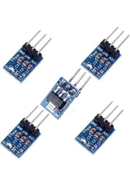 AMS1117-3.3V 800MA Dc 4.75V-15V Voltaj Regülatörü 5 Adet