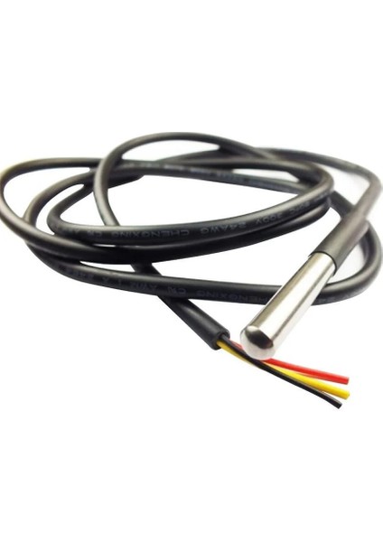 Su Geçirmez Isı Sensörü DS18B20 100 cm