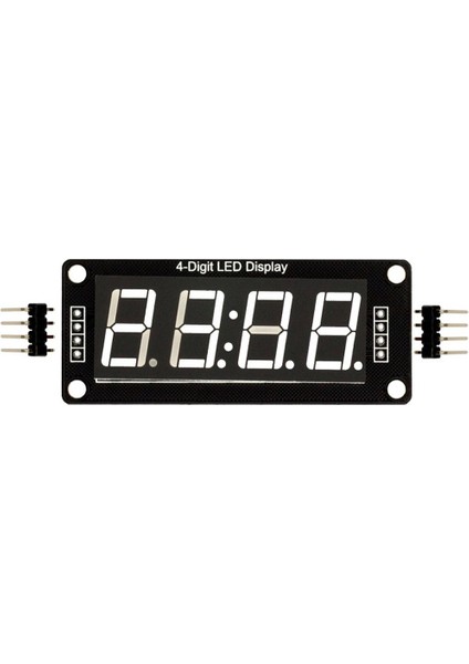 Noktalı 4 Digit LED Display Saat Modül TM1637 - Beyaz
