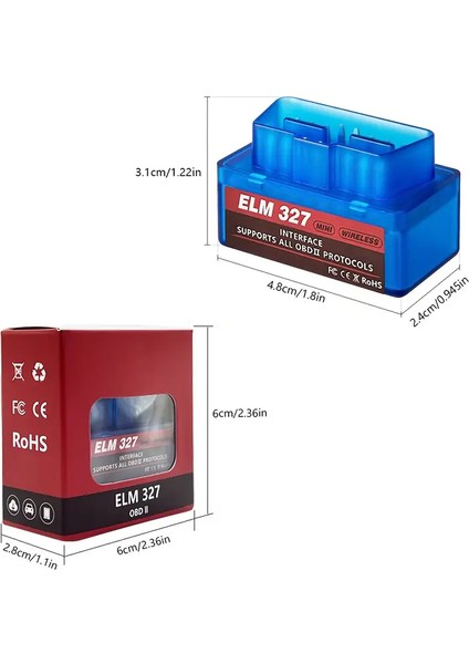 ELM327 Mini Obd2 Kablosuz Arıza Tespit Cihazı Android Ios Windo fiyatları