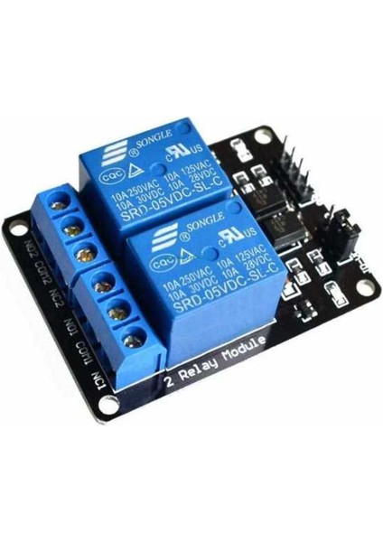 5V 2 Kanal Röle Kartı Geliştirme Kartı Uyumlu