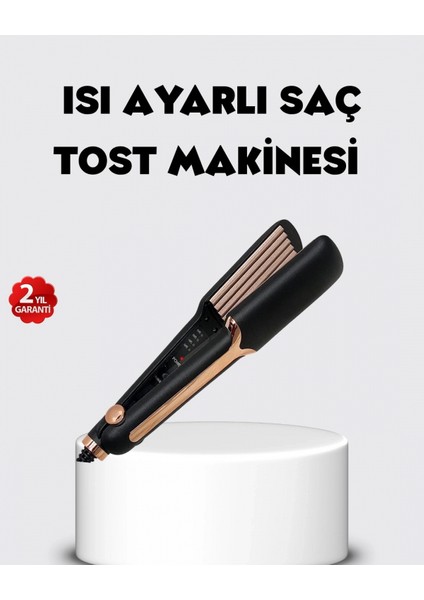 Tost Model Saç Şekillendirici Dempower DP-134 360° Döner Kablolu