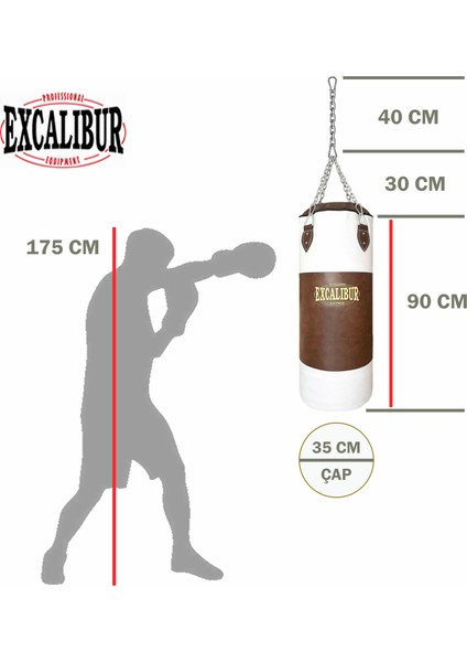 Vintage Boks Kum Torbası 90 x 35 cm modelleri