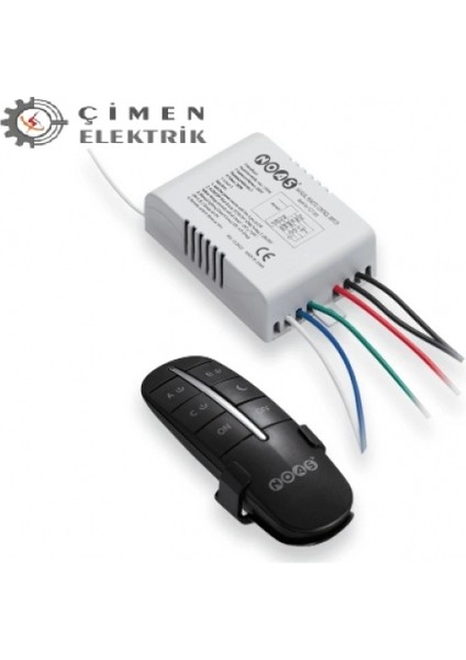 Eco Lounge Noas YL27 1003 3X1000 W 3 Lü Aydınlatma Kumandası