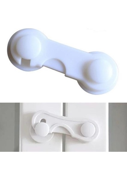 Buffer® Bebek Çocuk Güvenliği Çekmece ve Dolap Için Kendiliğinde Yapışkanlı Vidasız Kapak Kilidi fiyatları