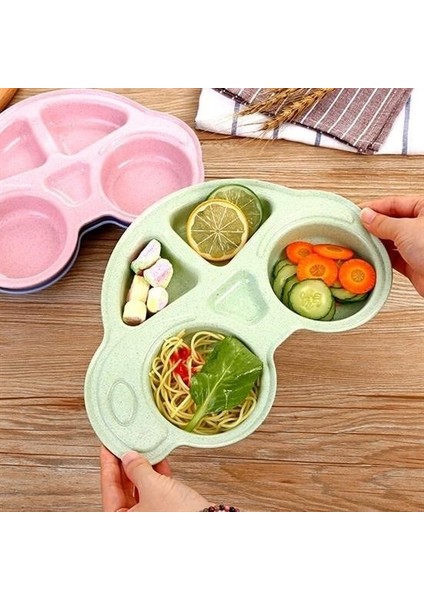 Buffer® Bebekler Için Araba Şeklinde Sevimli Mama Tabağı Çocuk Tabldot indirimleri