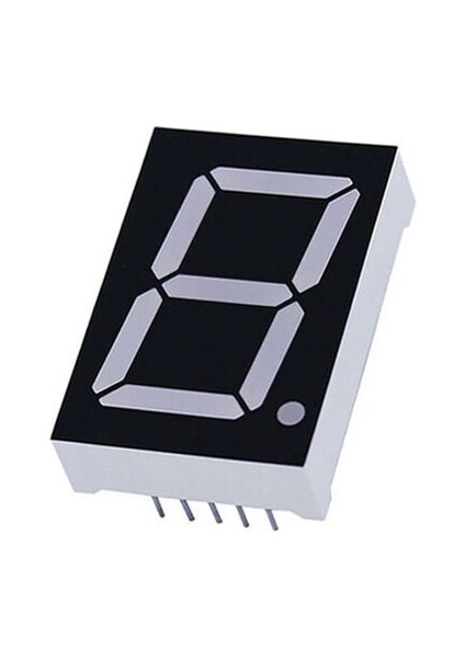 14MM Ortak Katot Siyah Yüzey Display - Kırmızı