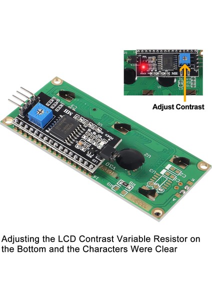 2X16 LCD - LCD1602 Mavi Ekran + Iıc/ı2c Arayüz Modülü fiyatları