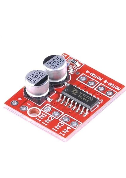 MX1508 Dc Motor Sürücü Modülü - 2 Kanal Pwm Hız Kontrolü Mini