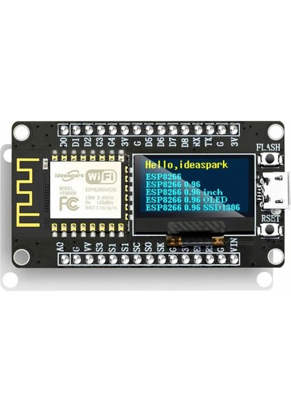 Nodemcu ESP8266 0.96 Inch OLED Ekranlı Wifi Geliştirme Kartı