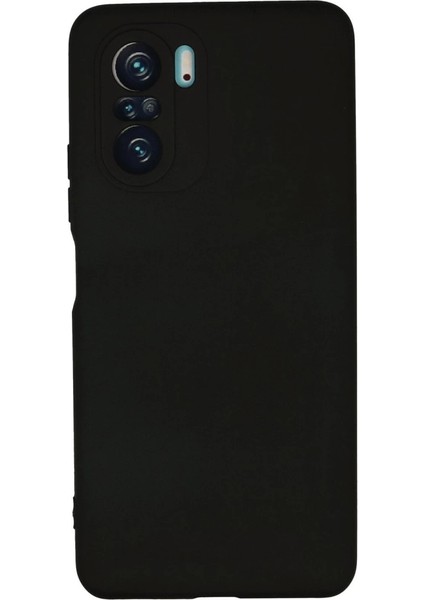 Xiaomi Poco F3 Kılıf Nano Içi Kadife Silikon - Siyah