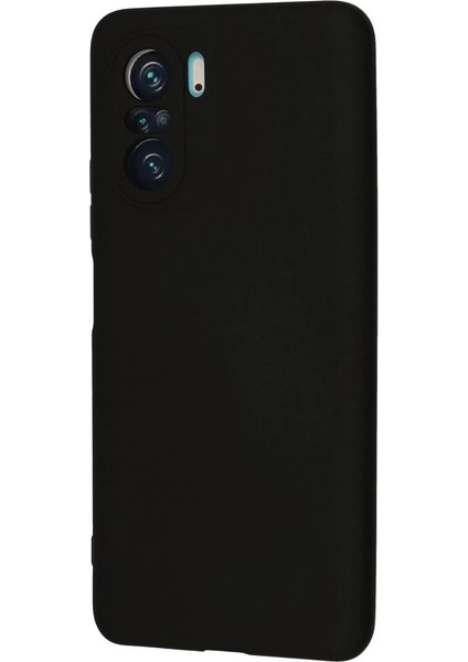 Xiaomi Poco F3 Kılıf Nano Içi Kadife Silikon - Siyah modelleri