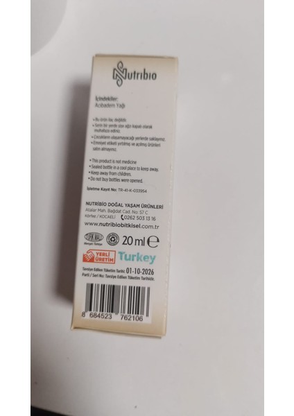 Soğuk Sıkım Acıbadem Yağı 20ML fiyatları