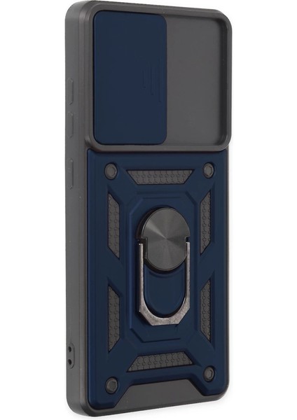 Samsung Galaxy S20 Fe Kılıf Pars Lens Yüzüklü Silikon - Lacivert fiyatları