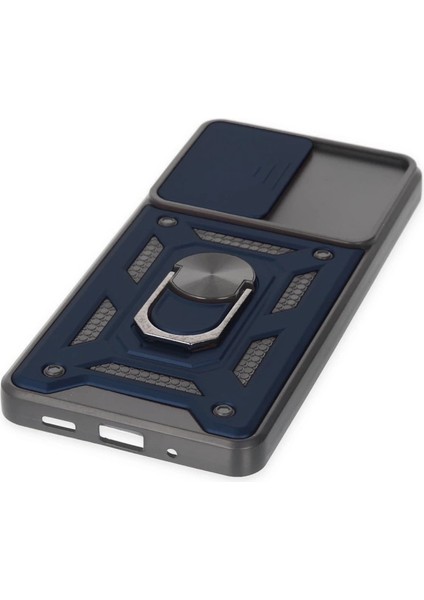 Samsung Galaxy S20 Fe Kılıf Pars Lens Yüzüklü Silikon - Lacivert indirimleri