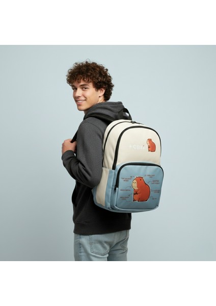 Unisex Kapibara Günlük Sırt Çantası