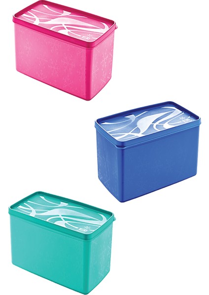 Saklama Kabi Alaska Derin Dikdörtgen Karışık Renkli