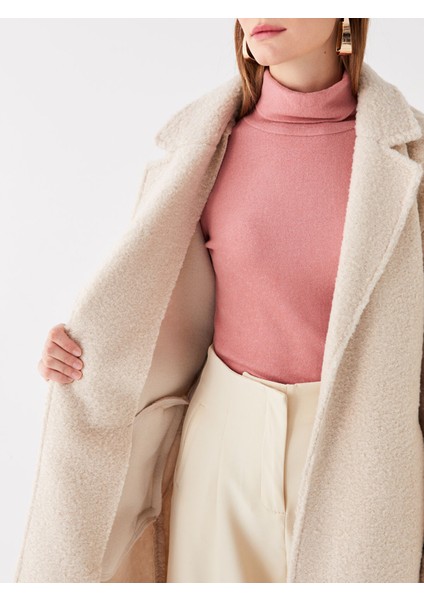 Yeni Sezon Ceket Yaka Kadın Kaşe Kaban indirimleri