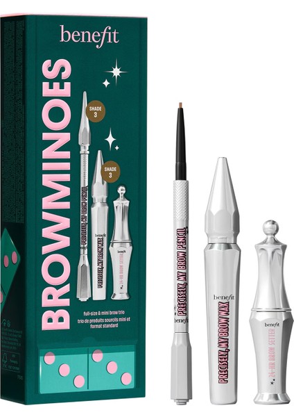 Browminoes - Kaş Makyajı Yılbaşı Hediye Seti Shade 4 (0,1 G + 3 G + 3,5 Ml)