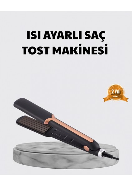 Tost Model Saç Şekillendirici Hızlı Isınan Isı Ayarlı