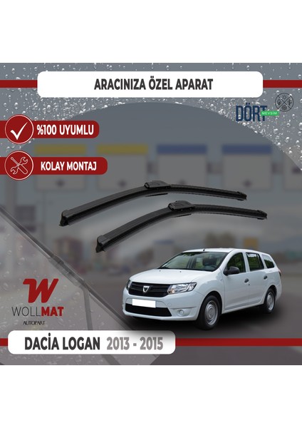 Dacia Logan Silecek 2013 2015 Silecek Takımı Araca Özel