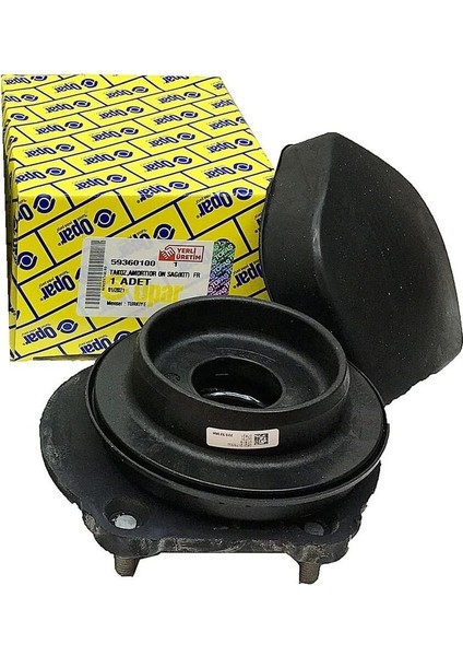 Takoz,amortıor On Sag(Kıt) Fr 59360100 Fiat Fiorino Ön Sağ Amortisör Üst Takozu Rulmanlı 2007 ve Sonrası