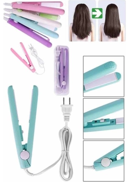 Seyahat Tipi Taşınabilir Saç Düzleştirici Saç Şekillendirici Yüksek Isı Ayarlı