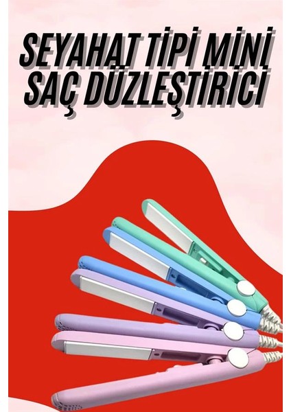 Seyahat Tipi Taşınabilir Saç Düzleştirici Saç Şekillendirici Yüksek Isı Ayarlı fiyatları