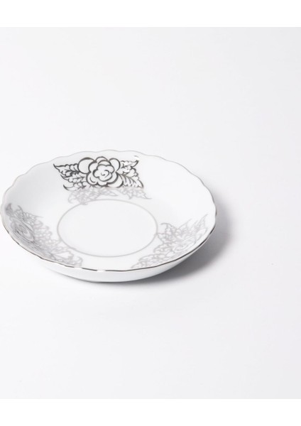 Rose El Dekoru 12 cm Çay Tabağı Gümüş Işleme 8020 fiyatları