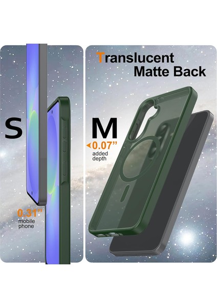 Samsung Galaxy A56 Uyumlu Kamera Lens+Ekran Koruyucu Magsafe Şarj Destekli Iz Tutmaz Mat Kapak indirimleri