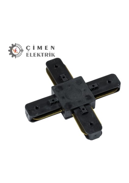 Noas YL99 0001 Monofaze Ray Artı Bağlantı Aparatı Siyah Renk