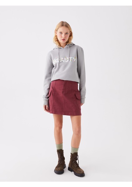 Yeni Sezon Standart Fit Kadın Jean Etek fiyatları