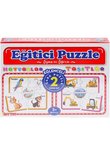 7196 Çark Puzzle Hayvanlar