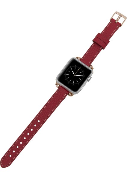 Apple Watch Uyumlu Deri Kordon 38-40-41MM Ferro Erc2 modelleri