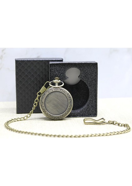 Özel Kutulu Baskıya Uygun Antik Köstekli Saat