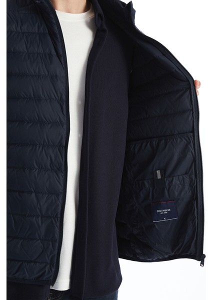 Yeni Sezon Standart Kalıp Dik Yaka Erkek Şişme Yelek fırsatları