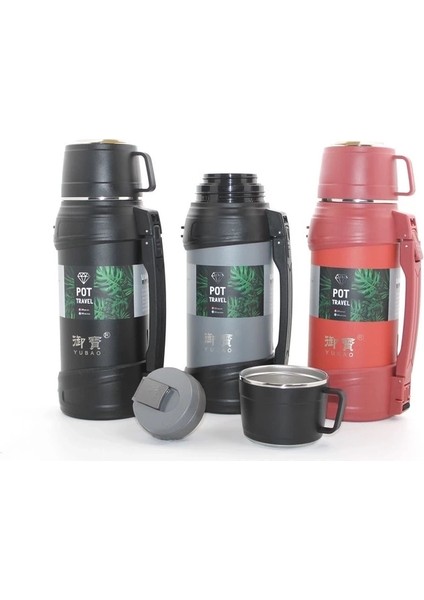 Paslanmaz Çelik Çift Katmanlı Termos 1.6 Lt ALK2313