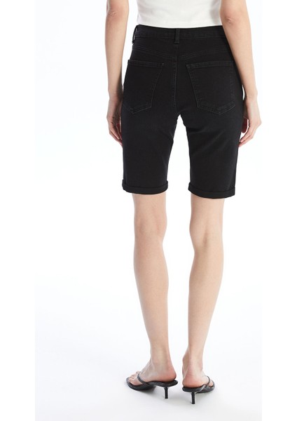 Yeni Sezon Bermuda Fit Kadın Jean Şort fırsatları
