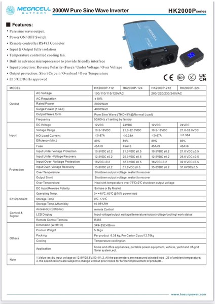 12V 1500 Watt Tam Sinüs Inverter /şebeke Şarjlı fiyatları