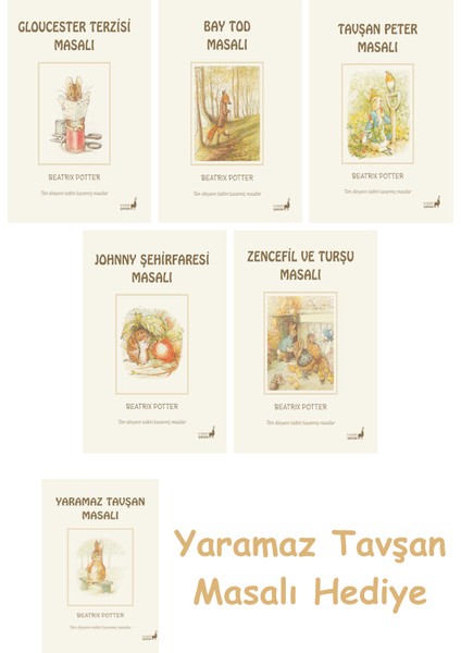 Beatrix Potter 21 - Johnny Şehirfaresi Masalı + Beatrix Potter 15 - Zencefil ve Turşu Masalı