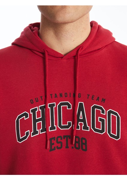 Yeni Sezon Baskılı Uzun Kollu Erkek Kalın Hoodie modelleri