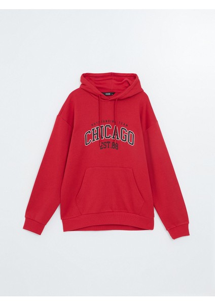 Yeni Sezon Baskılı Uzun Kollu Erkek Kalın Hoodie indirimleri