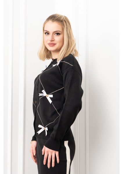 Riva Elegant Knit Set – Fiyonk Detaylı Triko Ikili Takım fiyatları