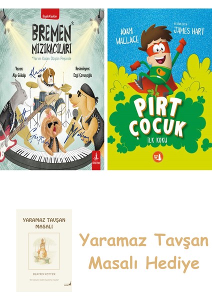 Bremen Mızıkacıları + Pırt Çocuk 1 - Ilk Koku + Yaramaz Tavşan Masalı