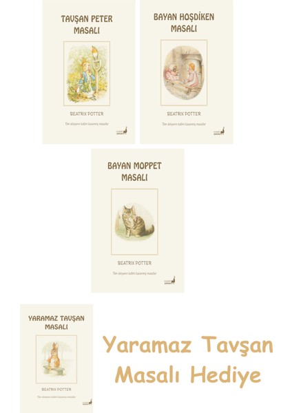Beatrix Potter 6 - Bayan Hoşdiken Masalı + Beatrix Potter 10 - Bayan Moppet Masalı