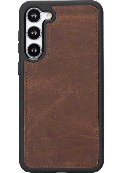 Samsung Galaxy S23 Plus Uyumlu Deri Cüzdanlı Kılıf G2 Kahve modelleri