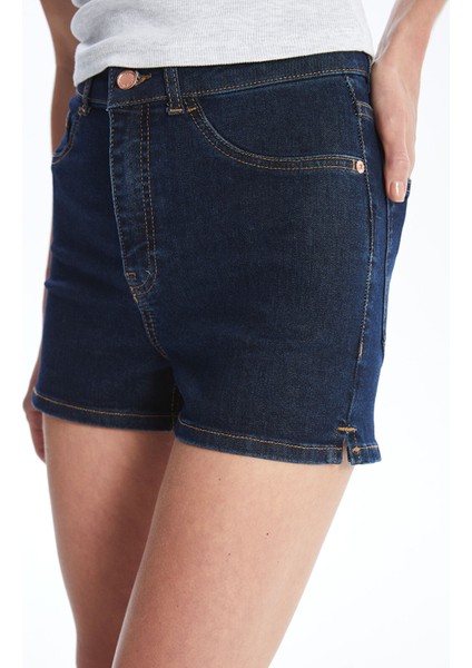 Yeni Sezon Dar Fit Kadın Jean Şort modelleri