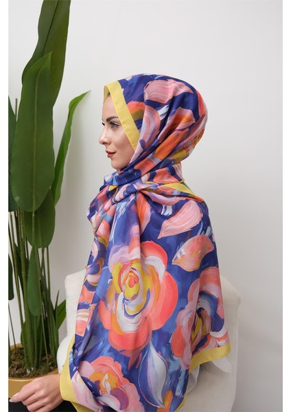 Floral Akrilik Desenli Dijital Soft Şal fırsatları